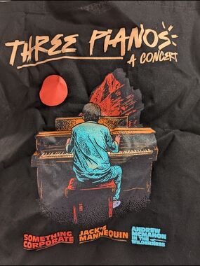 Three Pianos Red Rocks Concert Tote Bag - Official Merch